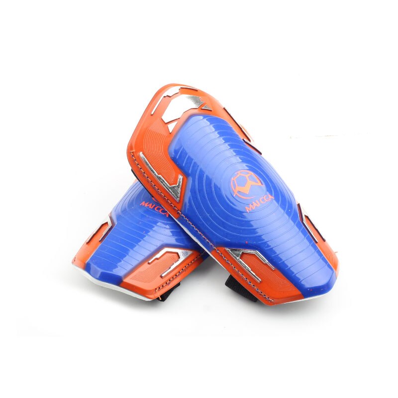 Scheenbeschermers volwassenen Professionele mannen en vrouwen Voetbal Been Protector Ondersteuning bandage Schaatsen schacht Sport Voetbal benen Guards: Blauw