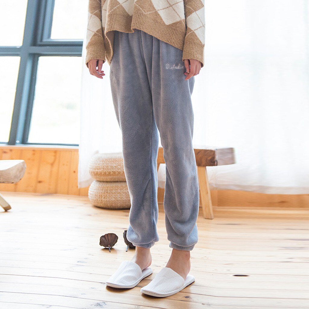 Ladies Sleeping Pants Pure Coral Velvet Household Trousers Variety Styles Sleep Bottoms Trousers Soft Pants Household Wear 926