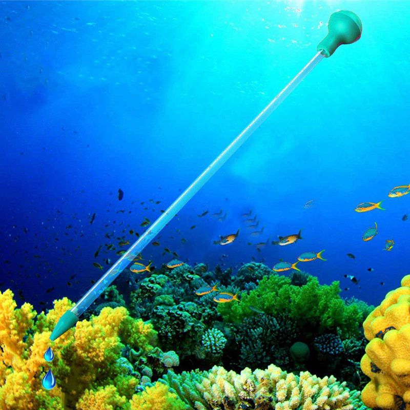 -acrylic coral feed tube flytende gjødsel legge til rev tank ferskvann , 55cm/21.6 tommer