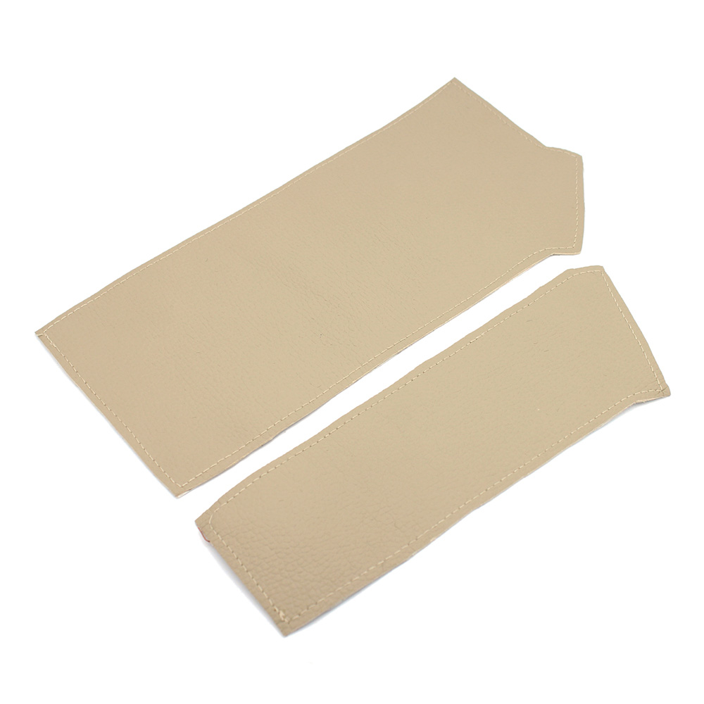 Voor Bmw 5 Serie E60 2004 2005 2006 2007 Auto Center Armsteun Doos Pad Microfiber Leather Cover: beige for RHD