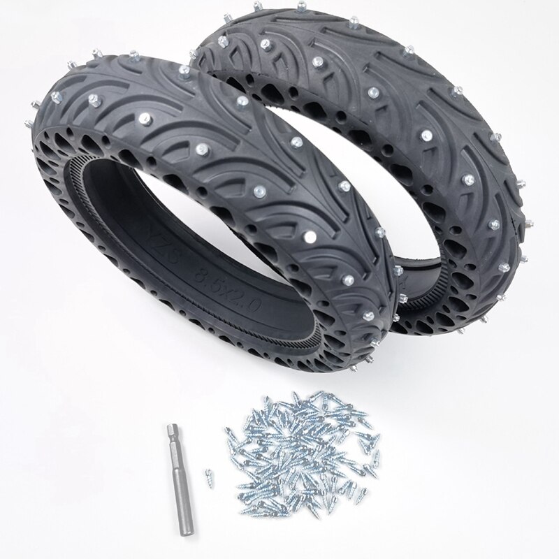 Spikes Voor Banden Universal Scooter Wiel Band Sneeuw Spikes Studs Banden Anti-Slip Schroef Stud Trim