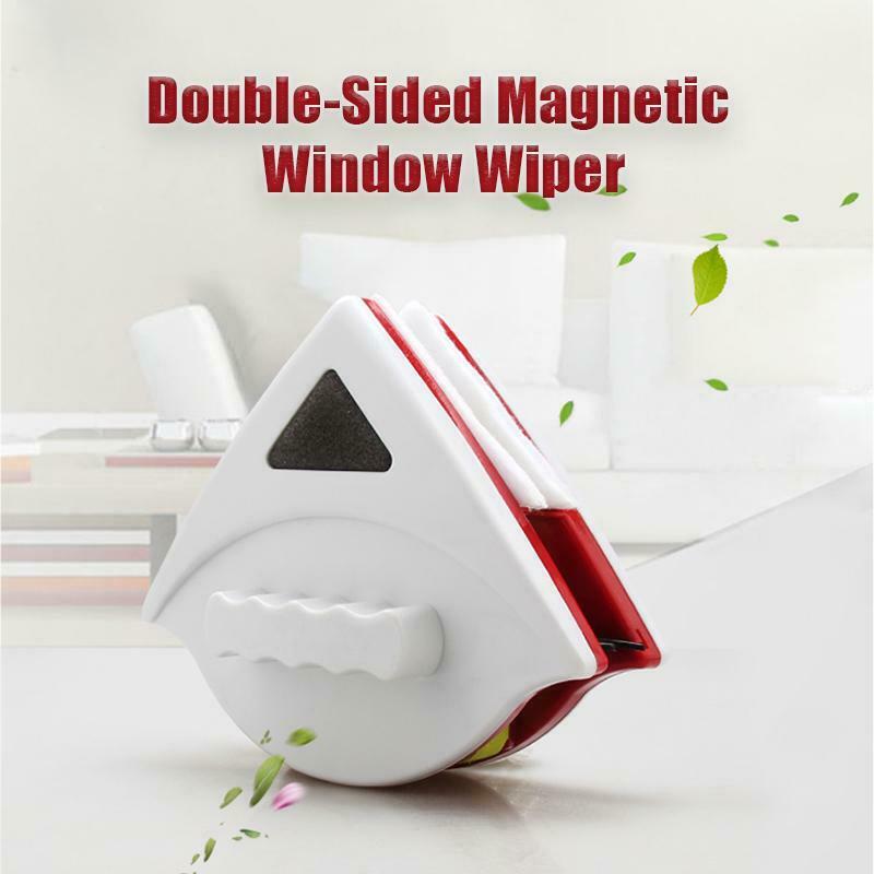 Double-Sided Window Glass Wiper Surface Magnetic Cleaning Brush Tools Useful Cleaner RT99