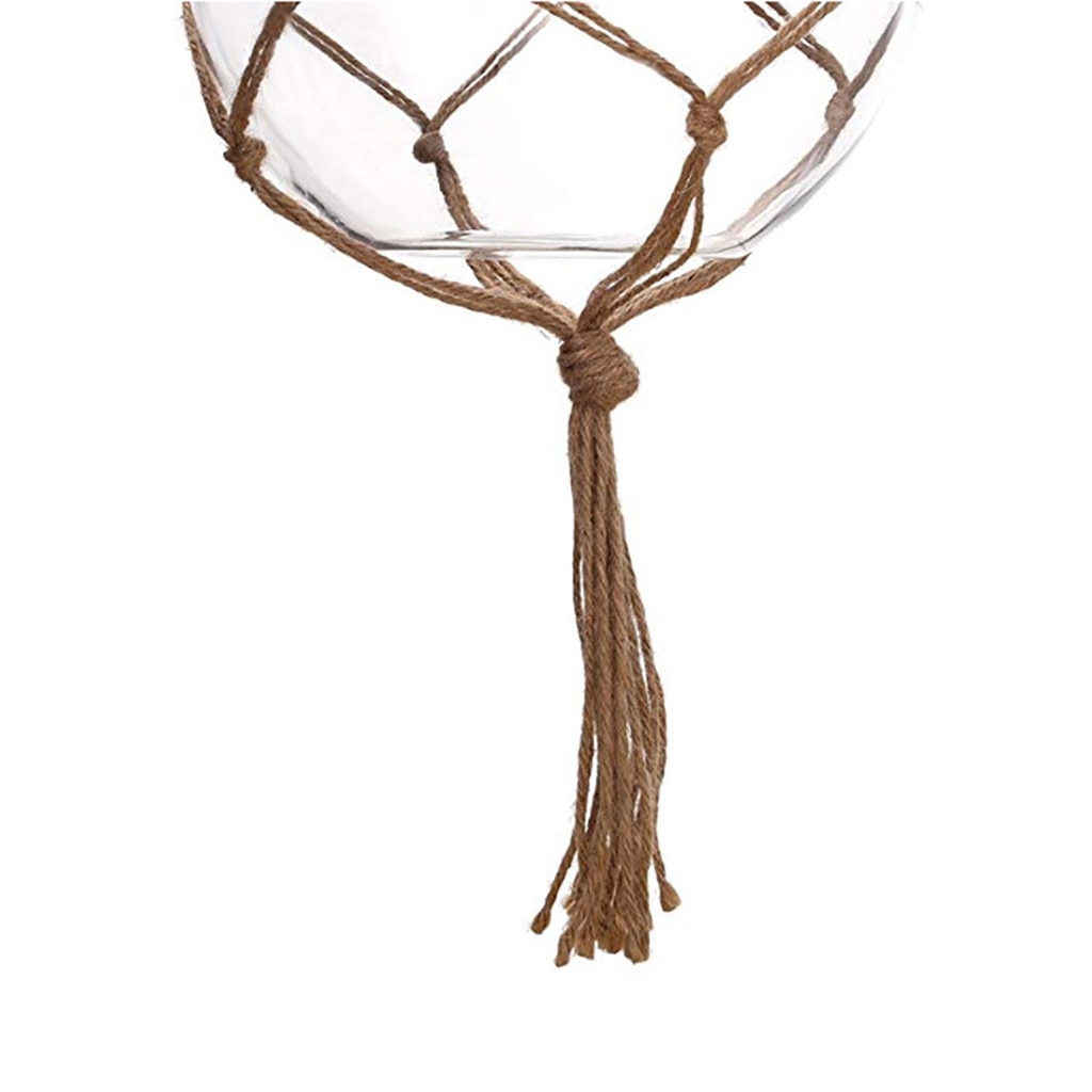 2 stk planteophæng urtepotte bomuldsreb væg planteholder boligindretning havedekoration vintage macrame planteophæng urtepotte