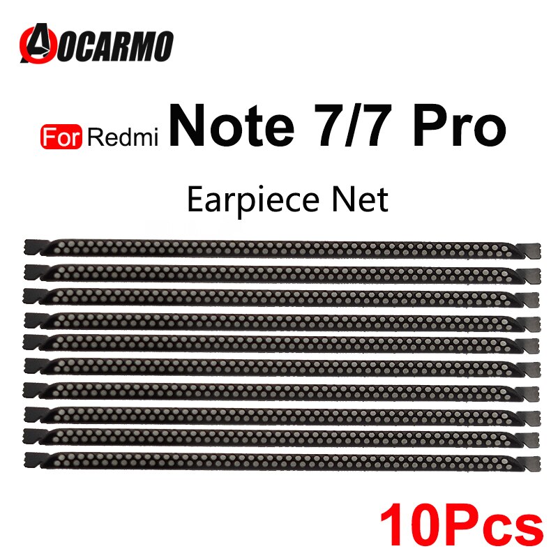 Aocarmo 10 pz/lotto per XiaoMi Redmi Note 7 Pro / Note 7 nuovo Anti polvere Mesh Ear Speaker Anti polvere auricolare Net