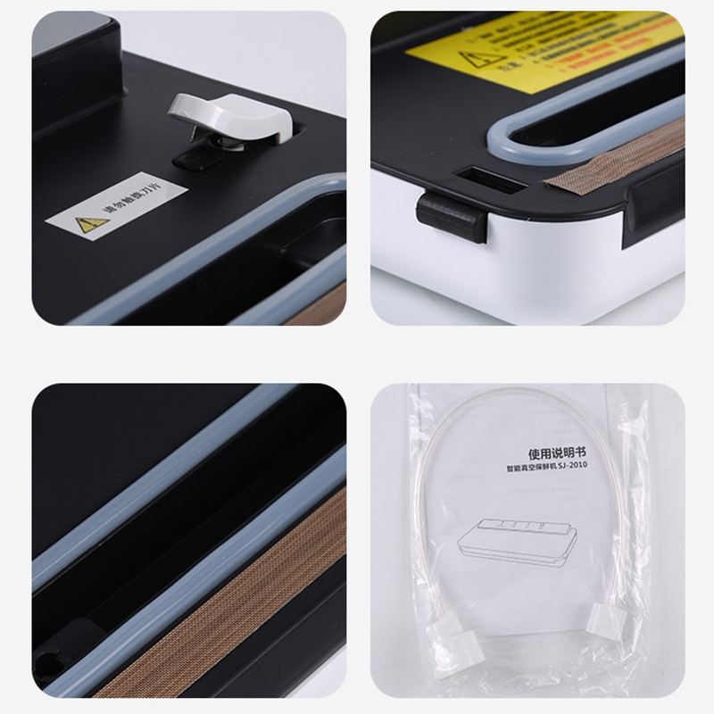 Vacuüm Sealer Eten Saver, Automatische Vacuüm Air Afdichting Systeem Voor Voedsel Behoud, Droog En Vochtig Voedsel Modi, 4 In 1 Voedsel Sealer