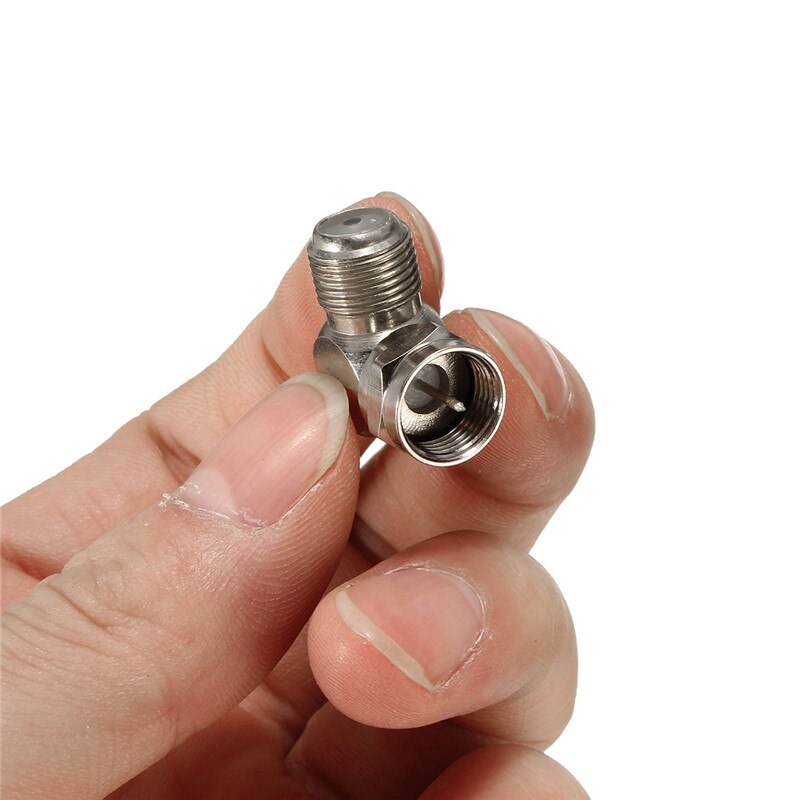 TV Antenne Kabel Stecker F-Typ Männlich zu Weiblich Rechten Winkel Adapter 90 Grad Koaxial Radio Frequenz Stecker Antenne Adapter