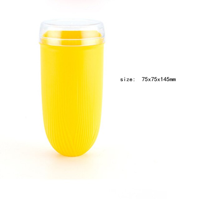 2Pc Herbruikbare Voedsel Saver Box Tomaat Knoflook Ui Citroen Keeper Koelkast Doos Groente Fruit Houder Voor Voedsel Verse Houden: Corn