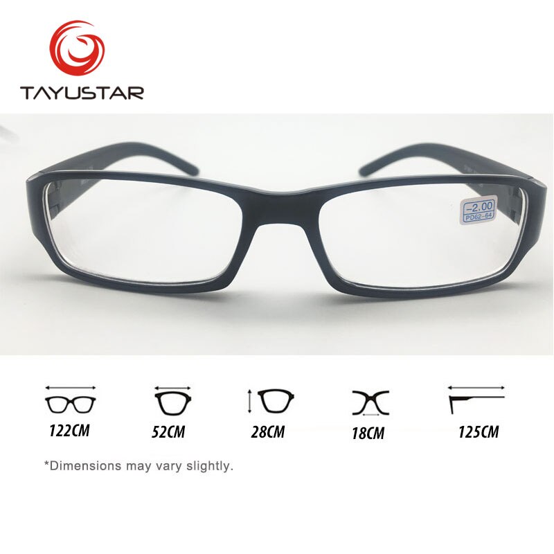 Silmälasikehykset miehille naisille optiset kehykset retrolasit dioptrioilla likinäköiset silmälasit  -1.0 -1.5 -2.0 -2.5 -30