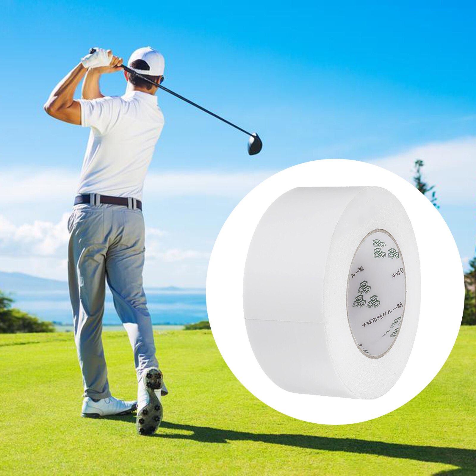 Golf Grip Tape Double-sided Adhesive Golf Grip Tape for Regripping Golf Clubs Caring Maintain Golf Acces 50m 18/25/35/50mm