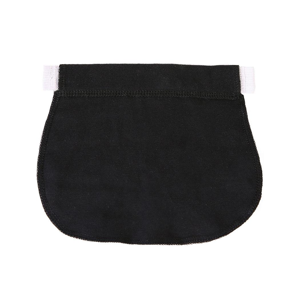 Cintura Gravidanza Extender Maternità Pantaloni Morbidi Jeans Elastico in Vita Cintura Regolabile: Black