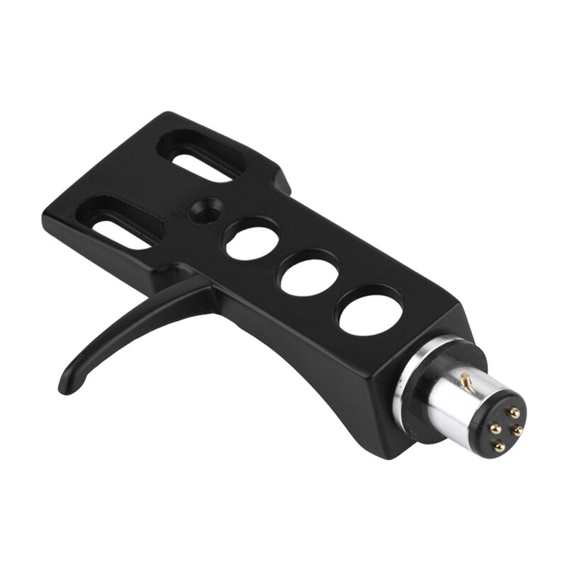 Cabezal giratorio negro para Technics, para otros tocadiscos, contactos de 4 pines, aptos para tocadiscos