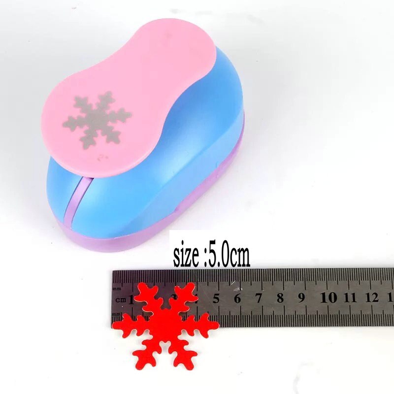 1.5cm-7.2cm snowflake shape craft punch paper punches scrapbooking puncher DIY handmade paper cutter foam punch EVA punch flower