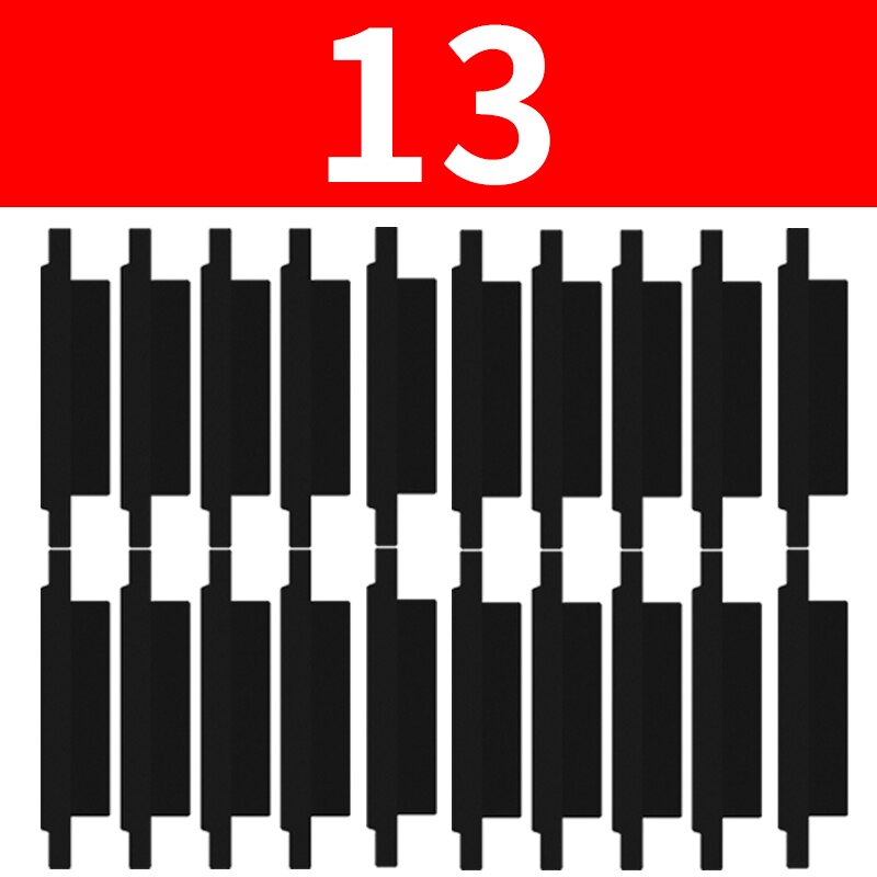 10 sztuk naklejki izolacyjne baterii ochrony rury owijania izolacji naklejki dla iPhone X XS XSM XR 11 12 13 Pro Max mini: 13