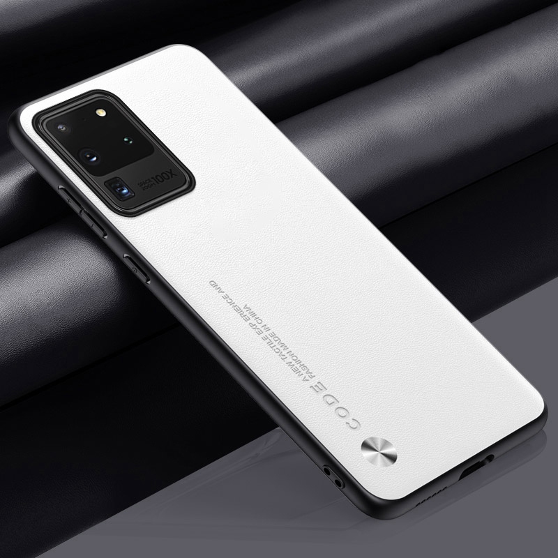 Étui de luxe en cuir PU pour Samsung Galaxy S20 Ultra S20 Plus S20 FE 5G, Coque arrière mate en Silicone TPU, Coque de Protection pour téléphone