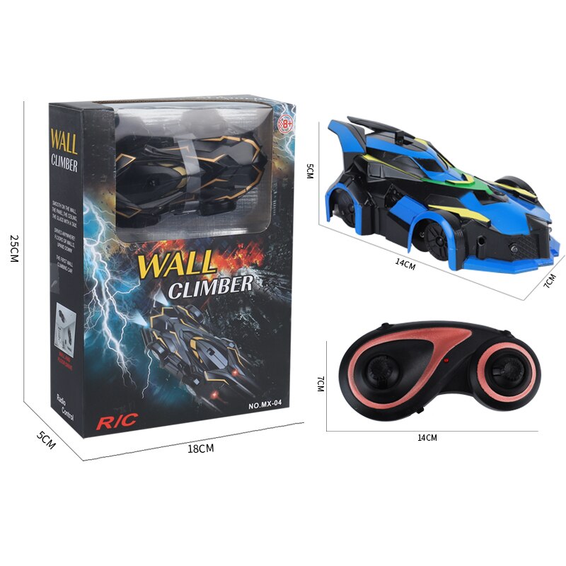 Voiture mx -04 rc anti-gravité, escalade murale, course, voiture sunt, rotation à 360 degrés, jouet télécommandé pour enfants