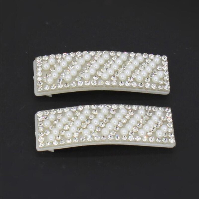 Broches para el cabello bonitos para niñas con de diamantes de imitación de perlas, horquilla para niños, accesorios para el cabello de princesa: model 2