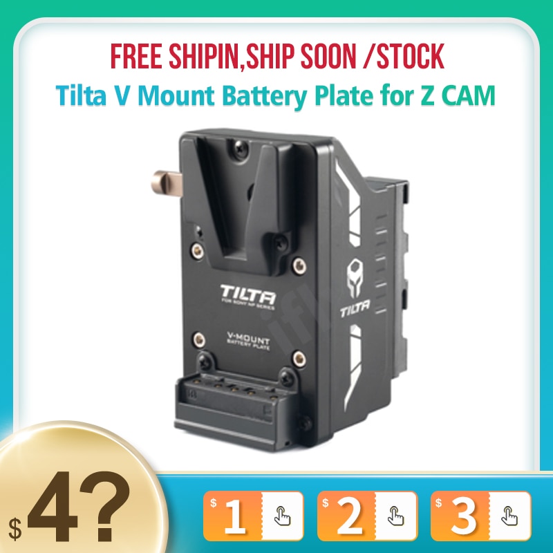 Tilta V Mount Batterij Plaat Voor Z Cam Camera 'S Sony L Serie V-Mount Adapter Batterij Plaat Type ik Tiltaing Grijs TA-ABP-G