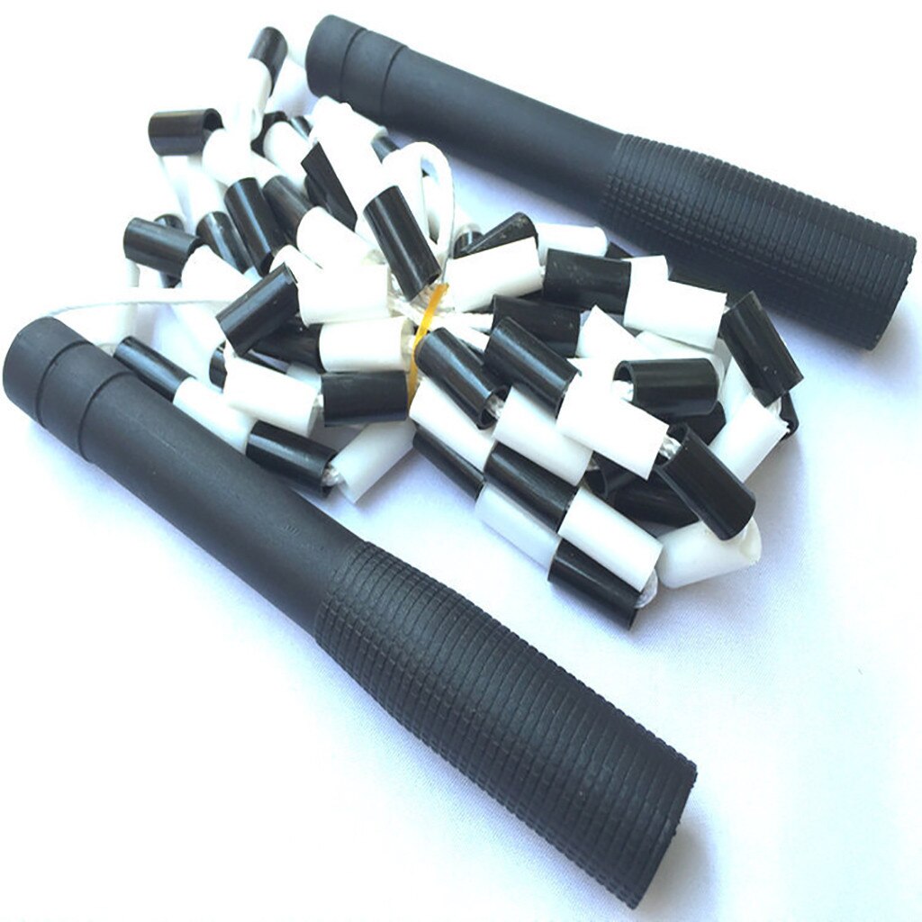 Tricks Vaardigheden Jump Skipping Overslaan Touw Pvc Beginner Zachte Kralen Kralen Kralen Basic Gesegmenteerde Fitness Cordes À Sauter # T2P