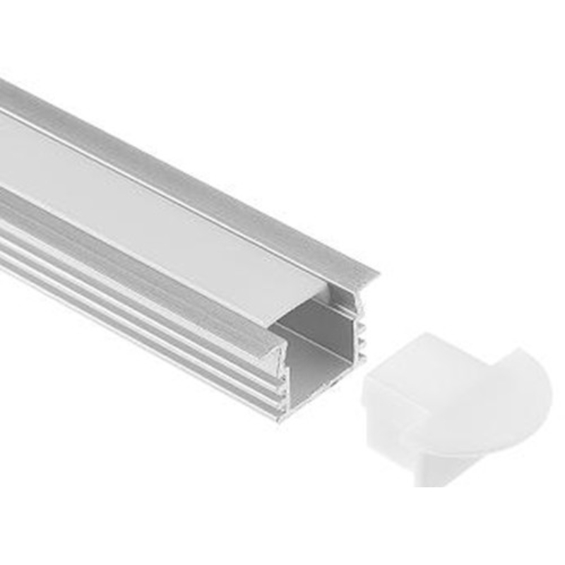0.5M LED bande dure barre de lumière fente incrustée ligne lampe en aluminium fente coquille 10 pièces