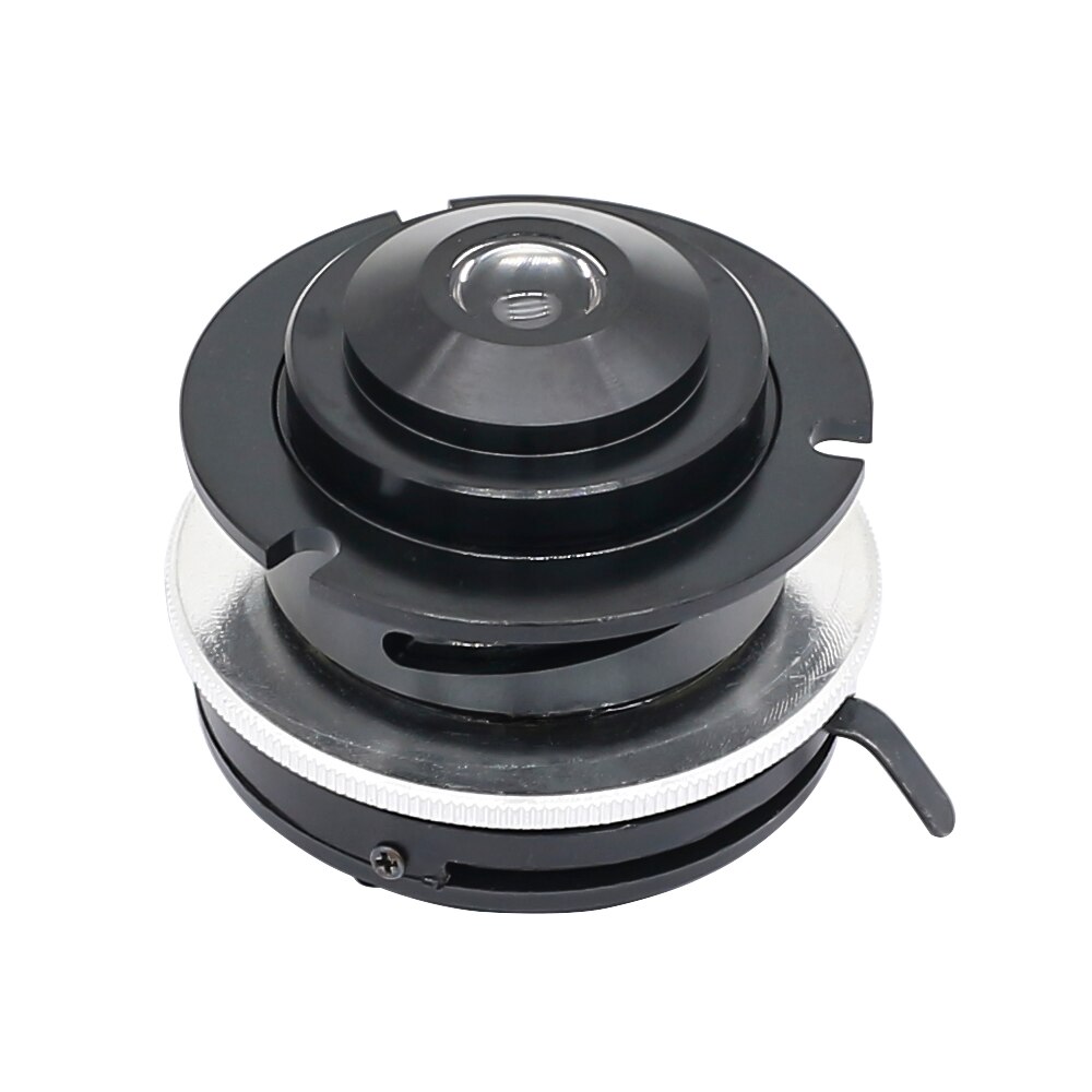 Biological Microscope Condenser Numerical Aperture 1.25mm Microscope Part Accessories Collecting Mirror Lens with Iris Diaphragm