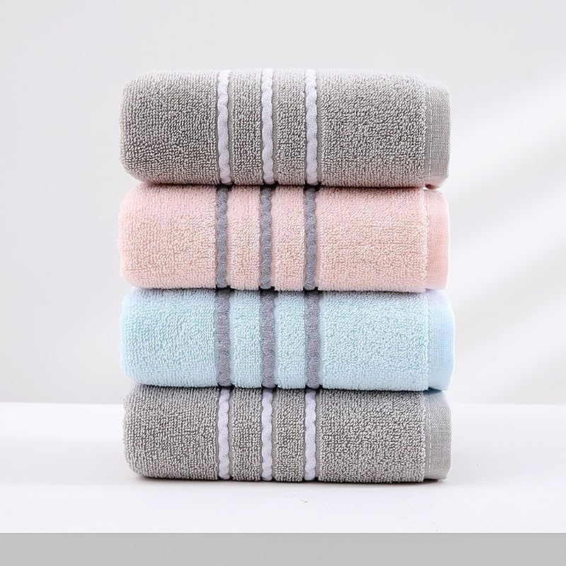 Bath Towel,Quick-Dry Soft Pure Cotton Towels with Modern Striped Pattern,Luxury Spa,Hotel Towels for Home, Bath Shower