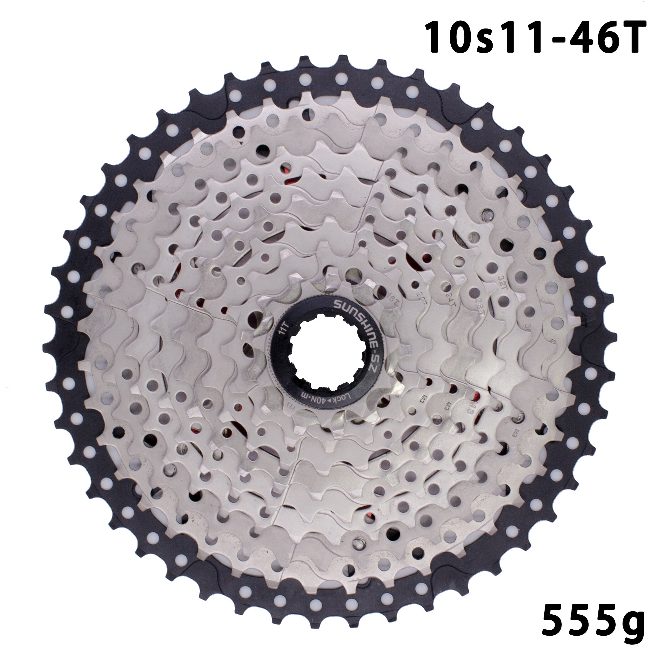 Sunshine 10S 11S 12S Speed Cassette Fiets Vliegwiel Moutain Bike Mtb Casset Xd V: 10s 11-46T