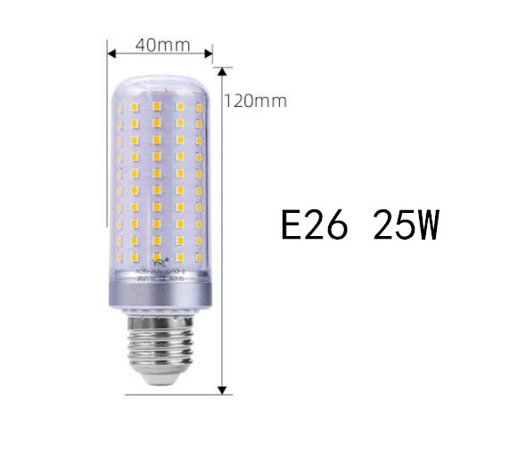 E27 b15 b22 e26 25w 40w led majspære smd 2835 led pære 110v-220v led'er stearinlys spotlight: Gåsegul / 32 w