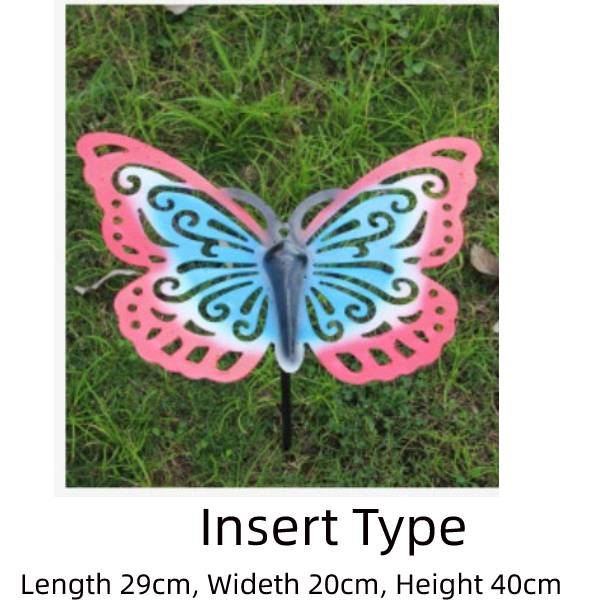 Grote Simulatie Vlinder Decoratie Ijzer Handwerk Outdoor Tuin Landschap Villa Dier Ornament Beeldjes: C1