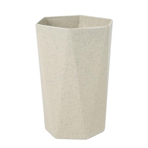 Nordisk hvede halm tandbørstekrus par gurglekop hjem rejseartikler tandkruset er lavet af materiale: Beige