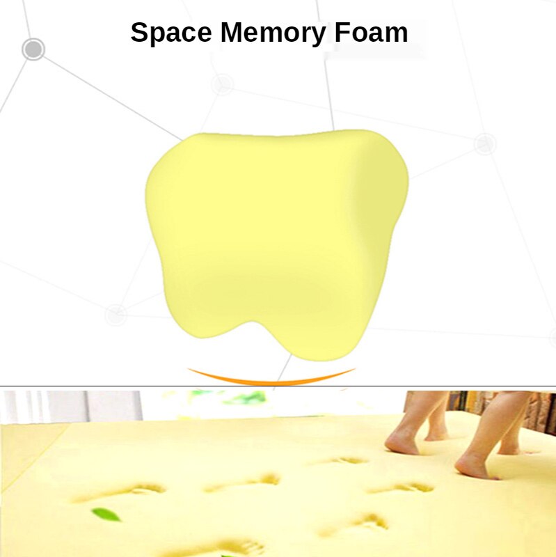 Breathable Car Seat Cushion Memory Foam Headrest Neck Pillow Lumbar Back Support Set Driver and Passenger Headrest Backrest