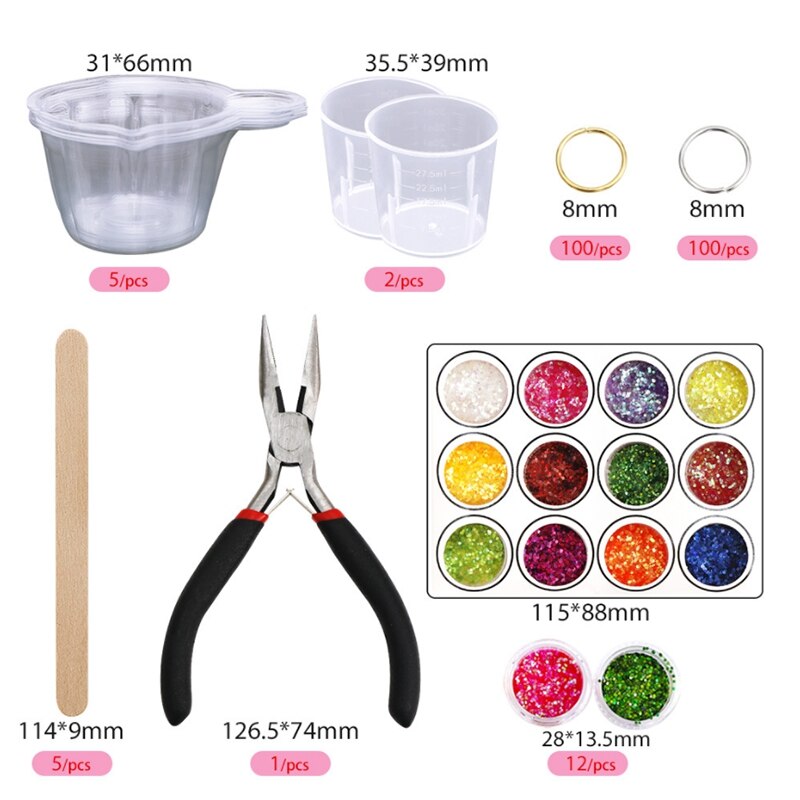477 Stuks Siliconen Hars Gieten Mallen Starter Kit, Alfabet Nummer Siliconen Mal En Gereedschap Set Voor Hars Sieraden