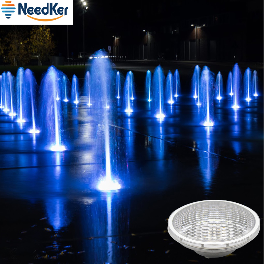 RGB Led Piscina Light 24W 36W Led Swimming Pool Light 12V Outdoor Lighting Pond IP68 Warm Cold White Blue