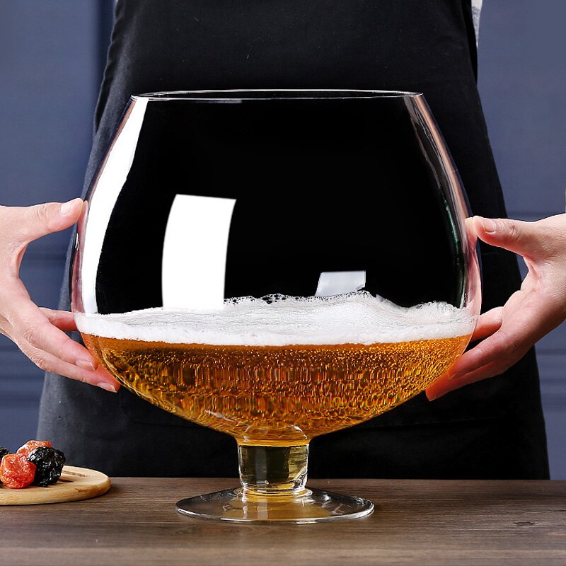 Verre à bière surdimensionné géant de 3000ML, réservoir à poisson de grande capacité pour célébrités d&#39;internet