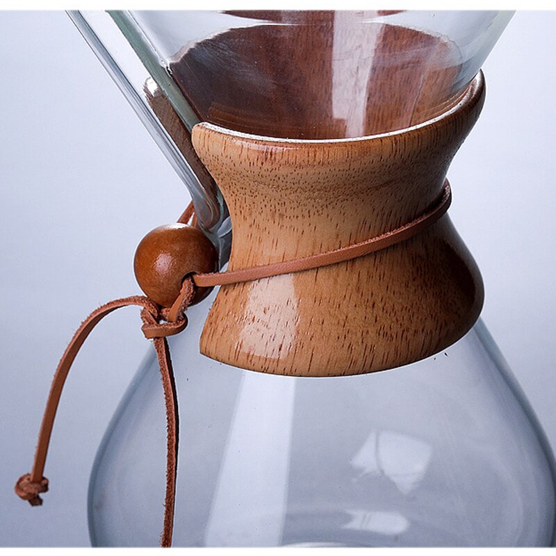 400Ml 600Ml 800Ml Slip Glas Koffiezetapparaat Koffie Pot Espresso Koffie Machine Met Rvs Filter Pot