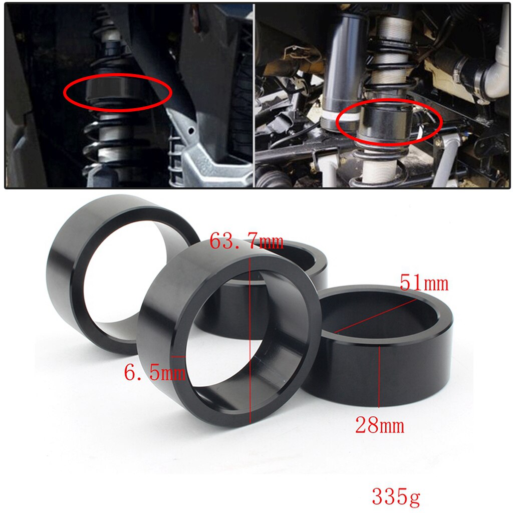 4 Stuks Level Lift Kits, 2inch Lift Spacers voor en Achter, Geen 4 Stuks Level Lift Kits, 2inch Lift Spacers voor en Achter, Geen