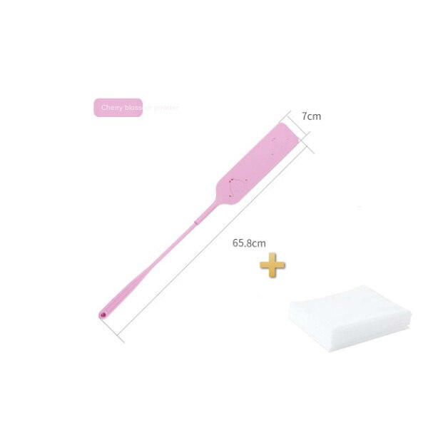 Cepillo de polvo largo Crevice, herramientas de limpieza de ácaros del polvo no tejidas, conjunto de limpieza del hogar: Rosa