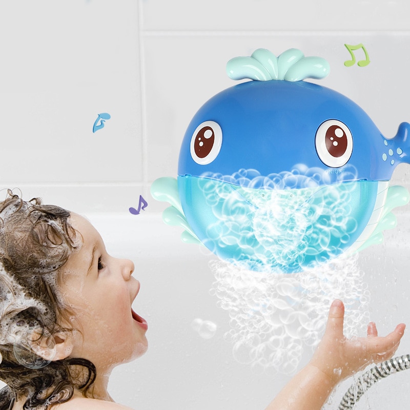 Bubble Machine Krabben Kikker Muziek Kids Bad Toy Bad Zeep Automatische Bubble Maker Baby Badkamer Speelgoed Voor Kinderen