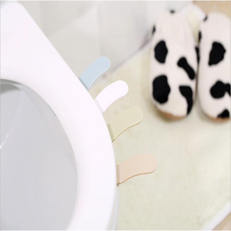 Badkussens vermijden versleten lifter mini groene toilet zuignap handvat vermijd aanraking hygiëne schoon eenvoudig toiletdeksel