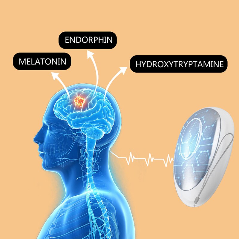 Handheld Sleep Aid Device Charging Insomnia Microcurrent Sleep Aid Instrument Holding Stress Relief Massager Relax Health Care