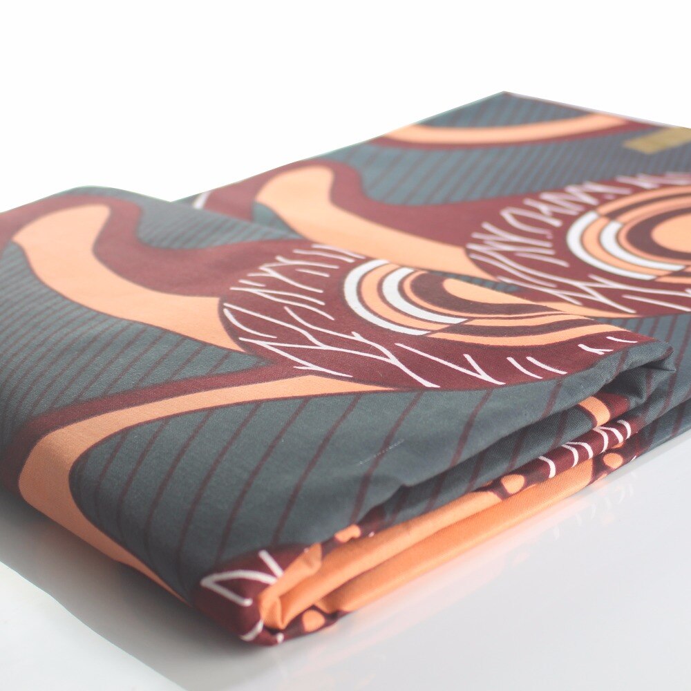 Navy Ankara Fashionable 100% cotton ghana wax print fabric african real duch veritable wax