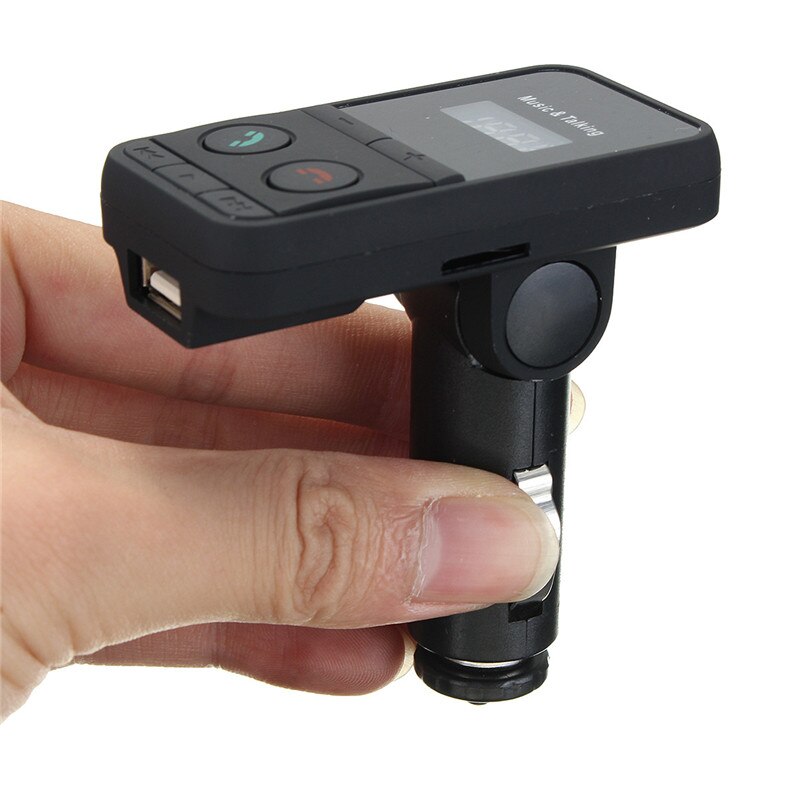 KROAK bluetooth Car Kit MP3 Player MIC Fm-zender Radio Modulator SD USB Mini LCD Remote