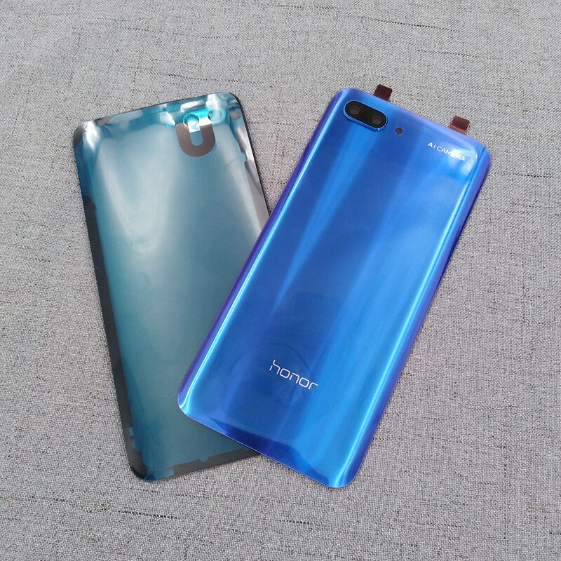 Original Huawei Honor 10 Kol-L29 Zurück Batterie Abdeckung Hinten Tafel Tür Gehäbenutzen fallen Für Honor10 Ersatz Teile Mit Kamera Objektiv