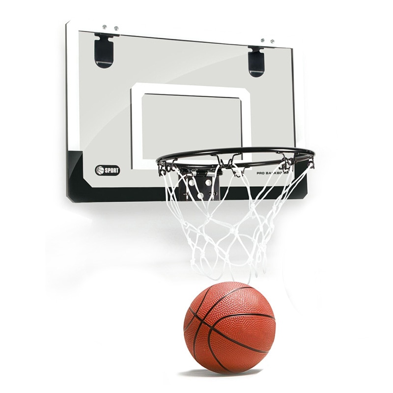 Mini Basketbal Hoepel Met Bal 18 Inch X 12 Inch Onbreekbaar Bord: Default Title