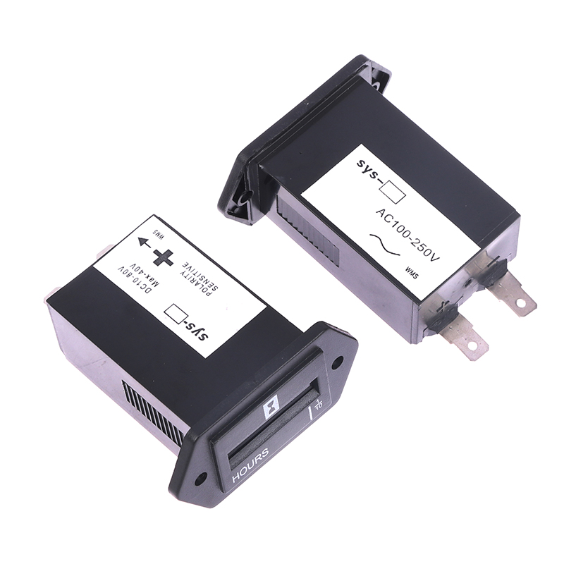 6 Cijfers 100-250V Ac 10-80V Dc Uurmeter, Complete Verzegelde Quartz-Timerteller SYS-1