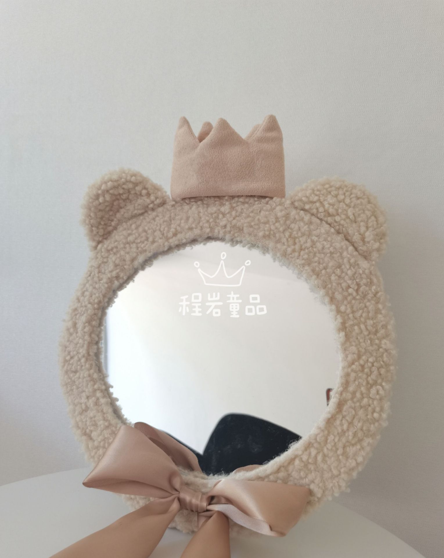 Desk Cosmetic Compact Vanity Table Mirror Hand Children's Vanity Round Mirrors Baby Room Decoration Spiegel Bohemian Decor: TYPE A