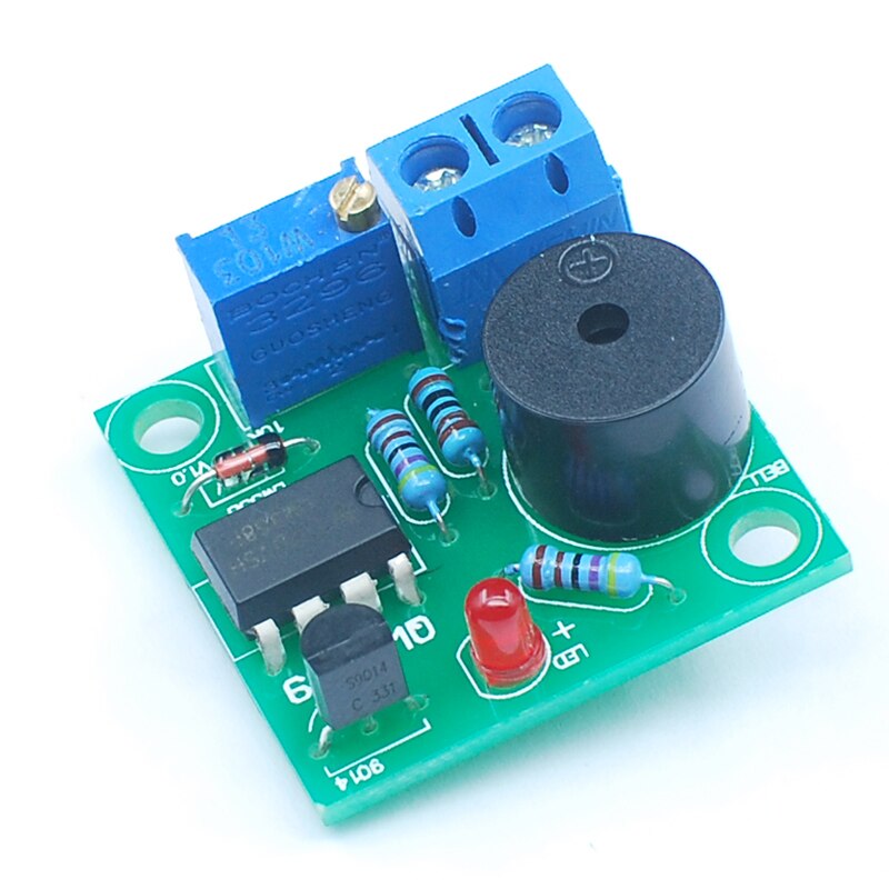 Module d'alarme de batterie faible CIRMECH module de protection de batterie alarme sonore et lumineuse kit de bricolage capteur de protection basse tension