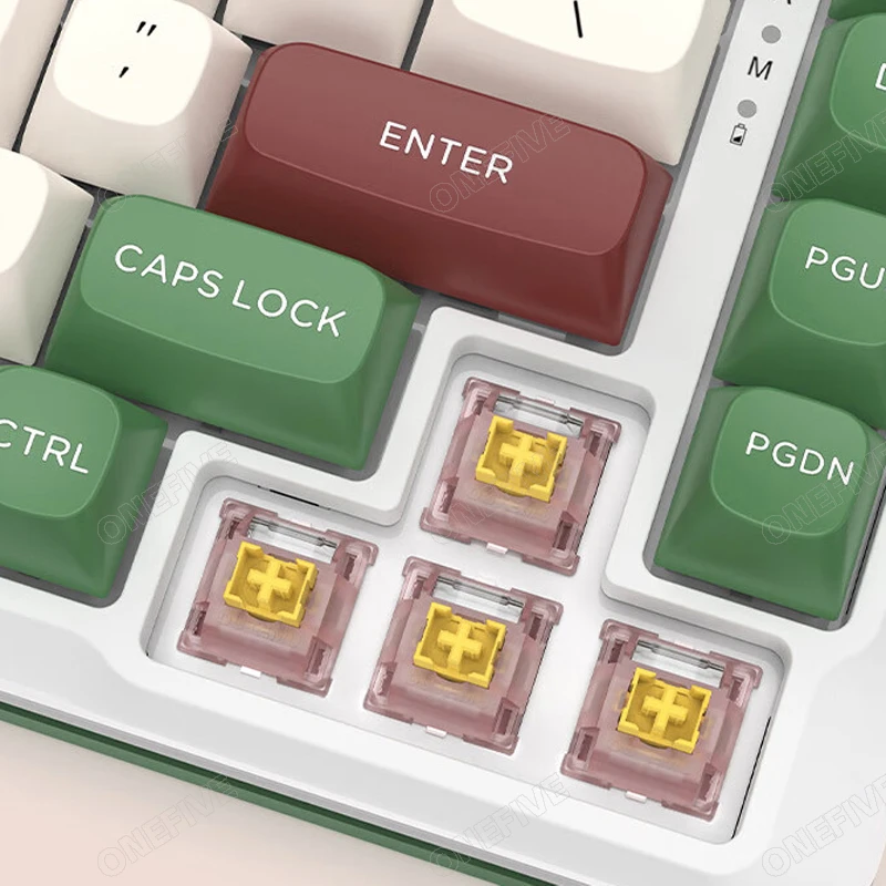 Outemu Silent Peach V3-schakelaar Gesmeerd Stille Citroen V3-schakelaars Mechanisch toetsenbord Lineair Tactile 5Pin swap PA66 Pre Lubed POM