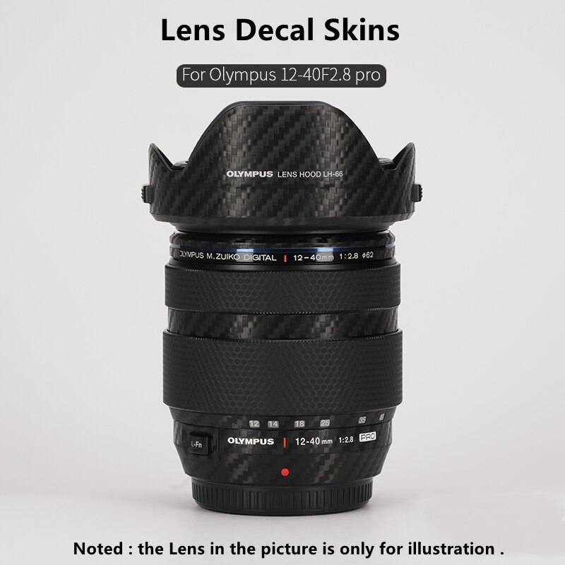 Olympus – autocollant en vinyle pour objectif PRO/1240, pour Olympus M.ZUIKO DIGITAL ED 12-40mm f/2.8 Pro