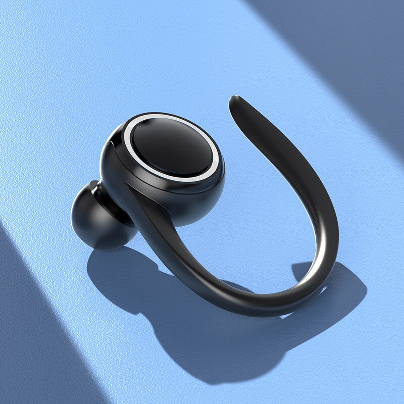 Portable Headset 5.2 Ear Hook Type Low Delay Noise Reduction Single Ear Sports Running Business Wireless Game Earphones With Mic