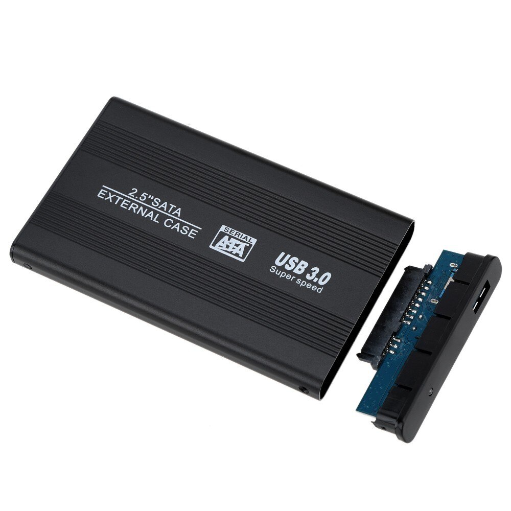 Astuccio scatola sottile ESTERNO per HARDISK duro DISK HD 2.5" SATA USB 3.0 HDD 2,5"
